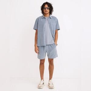 Madewell Men’s 6 1/2" Variegated Corduroy Shorts XXL Retro Elastic Waist